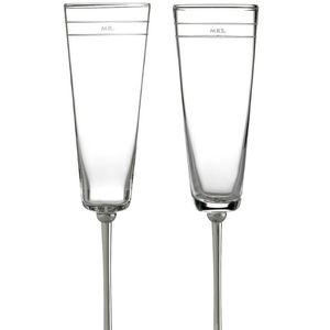 Kate Spade Lenox Mr Mrs Toasting Wedding Flutes